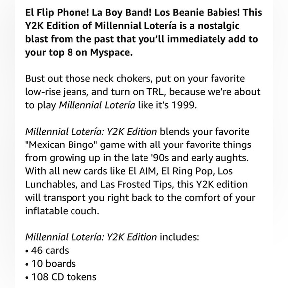 Millennial Loteria Y2K Edition, English Version, New in Box - Picture 7 of 8